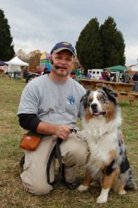 Glenn Sherrill and a friend