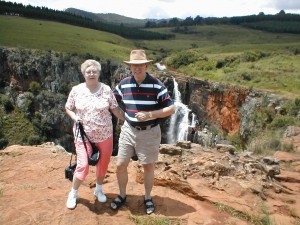 Don and Barbara Davis in South Africa