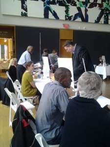 Author day at the Charlotte Mint Museum.