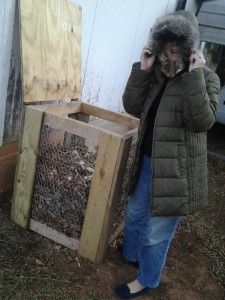 Loving my new compost bin.