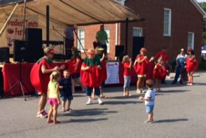 A day of fun and dancing at the Woodleaf Tomato Festival.